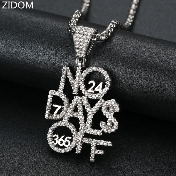 men hiphop iced out no day off letters pendant necklaces pave setting zircon fashion hip hop necklace jewelry drop shipping, Silver
men hiphop iced out no day off letters pendant necklaces pave setting zircon fashion hip hop necklace jewelry drop shipping, Silver
