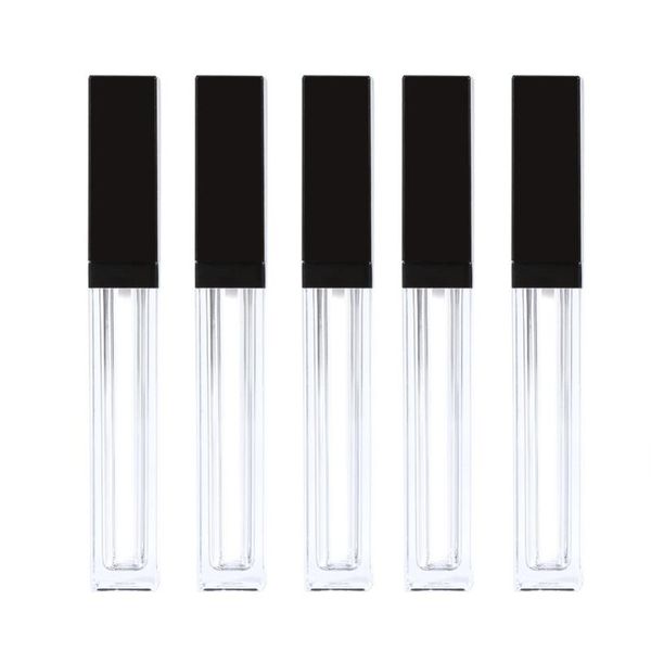 storage bottles & jars wholesale black square empty lip gloss tubes 6ml clear tube lipgloss refillable containers cosmetic packaging
storage bottles & jars wholesale black square empty lip gloss tubes 6ml clear tube lipgloss refillable containers cosmetic packaging
