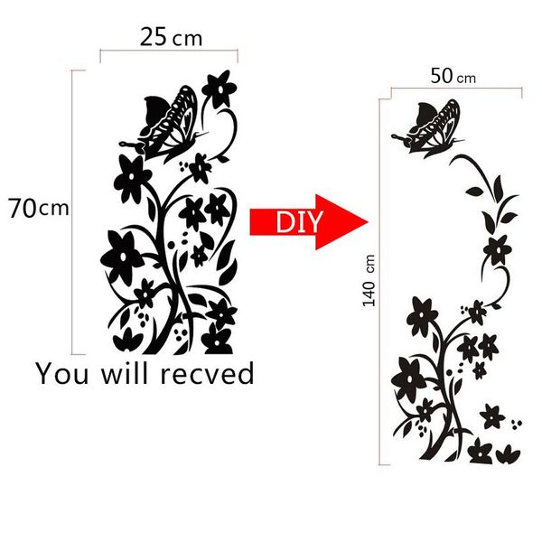 creative refrigerator black sticker butterfly pattern wall stickers home decoration kitchen wall art mur bbyydr
creative refrigerator black sticker butterfly pattern wall stickers home decoration kitchen wall art mur bbyydr