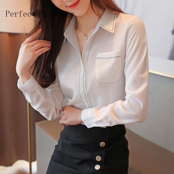 2020 autumn new arrival turn down collar long sleeve women chiffon blouse high quality, White
2020 autumn new arrival turn down collar long sleeve women chiffon blouse high quality, White