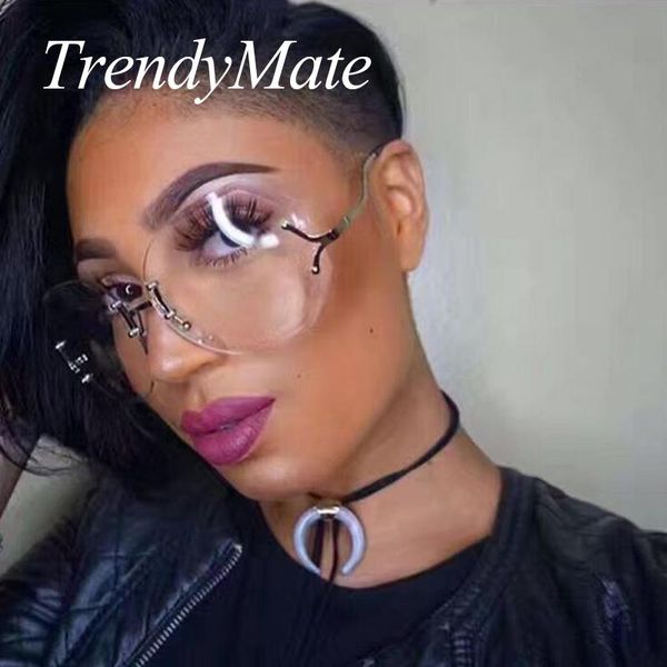 fashion 2020 new vintage rimless sunglasses women gradient bar women clear lens sun glasses ladies 375m, White;black
fashion 2020 new vintage rimless sunglasses women gradient bar women clear lens sun glasses ladies 375m, White;black