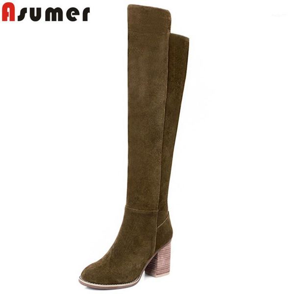 boots asumer 2021 fashion autumn winter women round toe zip knee high thick heels ladies prom shoes size 33-411, Black
boots asumer 2021 fashion autumn winter women round toe zip knee high thick heels ladies prom shoes size 33-411, Black