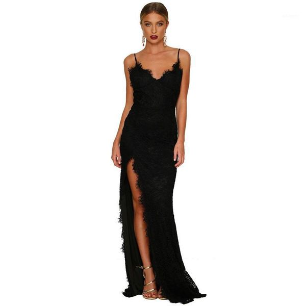 floor-length women lace dress v neck women dresses asymmetrical clothes 20181, Black;gray
floor-length women lace dress v neck women dresses asymmetrical clothes 20181, Black;gray