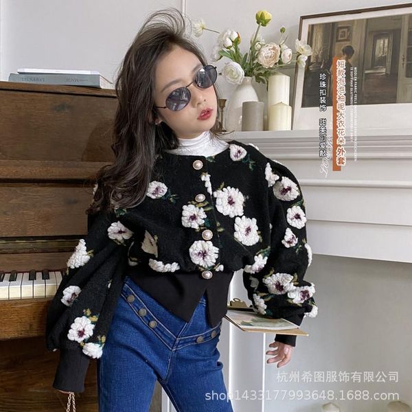 girls puff sleeve cotton jacket 2020 winter new retro three-dimensional flower round neck short cotton jacket trend, Blue;gray
girls puff sleeve cotton jacket 2020 winter new retro three-dimensional flower round neck short cotton jacket trend, Blue;gray