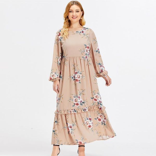 2020 fashion women summer dress lantern long sleeve floral print ruffles boho dress plus size maxi long dresses1, Black;gray
2020 fashion women summer dress lantern long sleeve floral print ruffles boho dress plus size maxi long dresses1, Black;gray