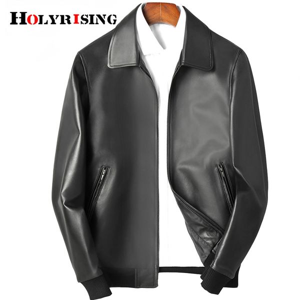 men genuine leather jacket men 2020 autumn and winter new sheepskin motorcycle clothing leather jacket coat 19259 lj201030, Black
men genuine leather jacket men 2020 autumn and winter new sheepskin motorcycle clothing leather jacket coat 19259 lj201030, Black