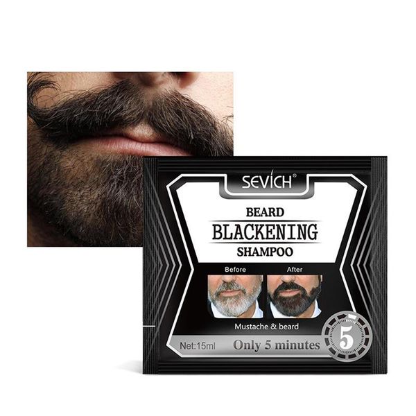 coloring darkening natural herbs beard wash black dye shampoo gradually colors mustache beard last 4 weeks 5 minutes easy & quick (15ml 
coloring darkening natural herbs beard wash black dye shampoo gradually colors mustache beard last 4 weeks 5 minutes easy & quick (15ml