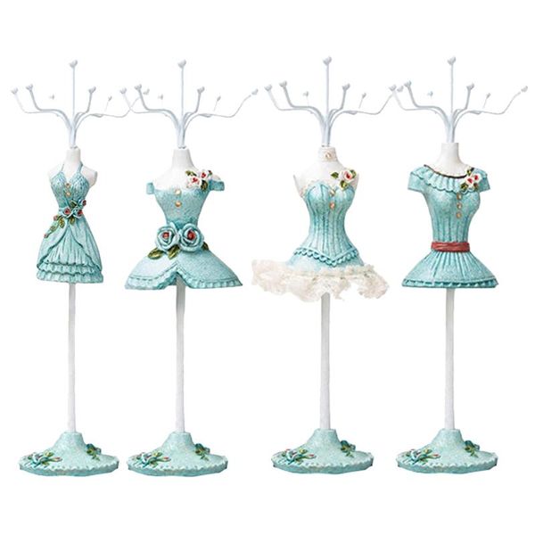 mannequin dress holder necklace earrings bracelet organizer jewelry display, Pink;blue
mannequin dress holder necklace earrings bracelet organizer jewelry display, Pink;blue
