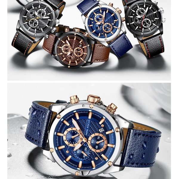 2021 Fashion Watch Men Quartz Watch Leather Strap Waterproof Chronograph Quartz relojes Watches Date Luminous Wristwatches Relogio Masculino, Bronze
2021 Fashion Watch Men Quartz Watch Leather Strap Waterproof Chronograph Quartz relojes Watches Date Luminous Wristwatches Relogio Masculino, Bronze