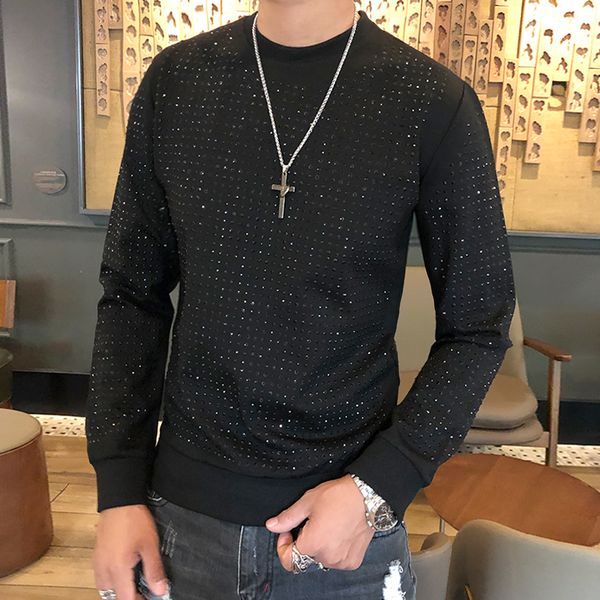 hip mens black rhinestone/golden sweatshirts long sleeves t shirt fashion/studio/bling style
hip mens black rhinestone/golden sweatshirts long sleeves t shirt fashion/studio/bling style