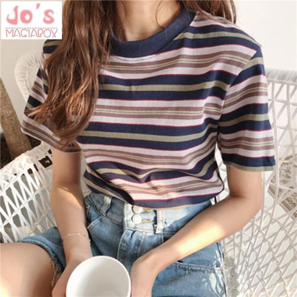 women's t-shirt korean summer women casual ulzzang long sleeve striped t shirt female tshirt vogue tee1, White
women's t-shirt korean summer women casual ulzzang long sleeve striped t shirt female tshirt vogue tee1, White