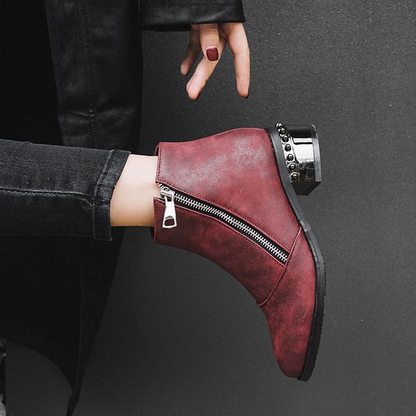 warm trade women's ankle more size 22-28cm length autumn and winter teddy pointed at the zipper side short boots yqz6, Black
warm trade women's ankle more size 22-28cm length autumn and winter teddy pointed at the zipper side short boots yqz6, Black