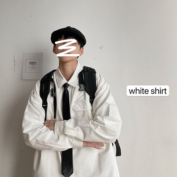 2021 new privathinker korean style men's cotton new spring 8 colors man casual blouse solid color long sleeve shirts 5xl t6yn, White;black
2021 new privathinker korean style men's cotton new spring 8 colors man casual blouse solid color long sleeve shirts 5xl t6yn, White;black