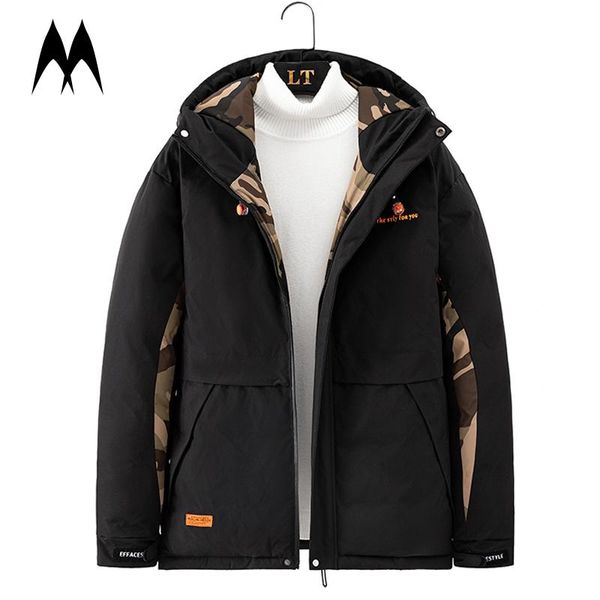 camouflage patchwork parkas men 2020 brand new hooded thick jacket men zipper coats male fashion outerwear winter clothing, Black
camouflage patchwork parkas men 2020 brand new hooded thick jacket men zipper coats male fashion outerwear winter clothing, Black