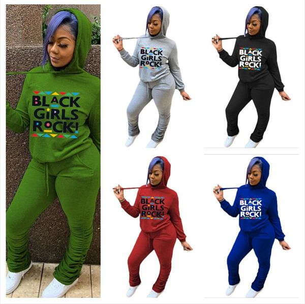 women black girls rock letters tracksuit winter fleece hooded hoodies wrinkle legging pants two piece outfits trousers sweat suit e121505, Gray 
women black girls rock letters tracksuit winter fleece hooded hoodies wrinkle legging pants two piece outfits trousers sweat suit e121505, Gray