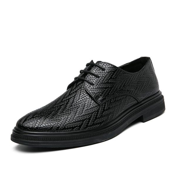 2021 leather falts shoes the color of back and brown popular fashionable men's shoes, Black
2021 leather falts shoes the color of back and brown popular fashionable men's shoes, Black