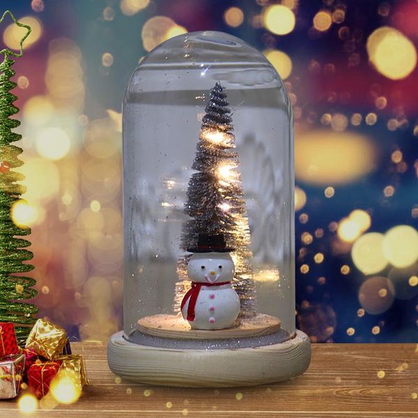 christmas decorations decorative gift wooden glass cover luminous mini tree santa claus ornament dress up the festival scene
christmas decorations decorative gift wooden glass cover luminous mini tree santa claus ornament dress up the festival scene