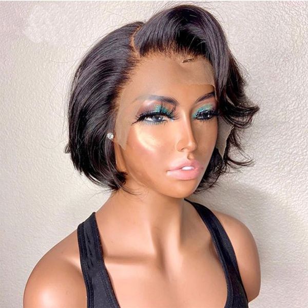 pixie cut wig human hair short bob wig lace front human hair wigs for women straight lace front wig t part transparent lace, Black
pixie cut wig human hair short bob wig lace front human hair wigs for women straight lace front wig t part transparent lace, Black