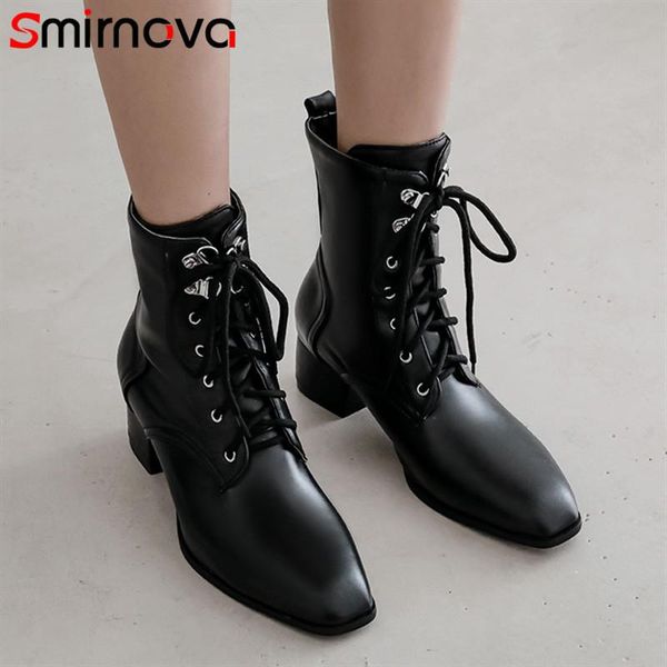smirnova fashion riding boots 2020 autumn winter women boots new lace up shoes black wholesale women's ankle
smirnova fashion riding boots 2020 autumn winter women boots new lace up shoes black wholesale women's ankle