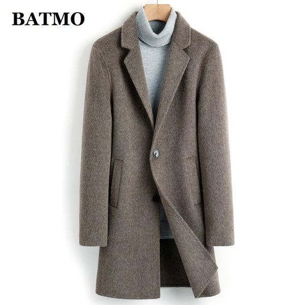 men's wool & blends batmo 2021 arrival autumn&spring trench coat men,casual jackets ,s91, Black
men's wool & blends batmo 2021 arrival autumn&spring trench coat men,casual jackets ,s91, Black