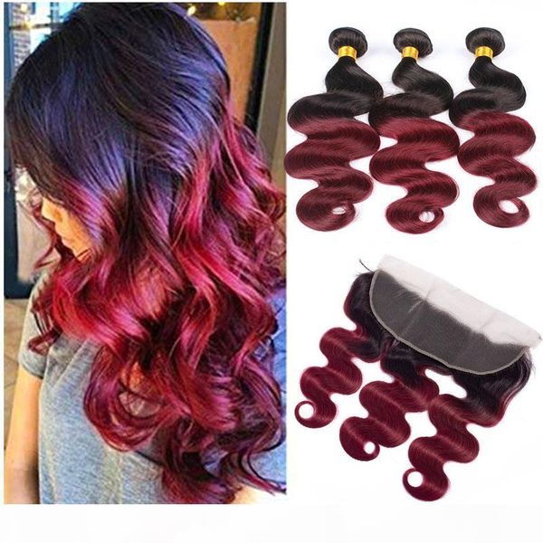 brazilian human hair 1b 99j body wave 3 bundles with 13x4 lace frontal ear to ear 1b 99j body wave hair extensions with frontal 12-24inch, Black;brown
brazilian human hair 1b 99j body wave 3 bundles with 13x4 lace frontal ear to ear 1b 99j body wave hair extensions with frontal 12-24inch, Black;brown