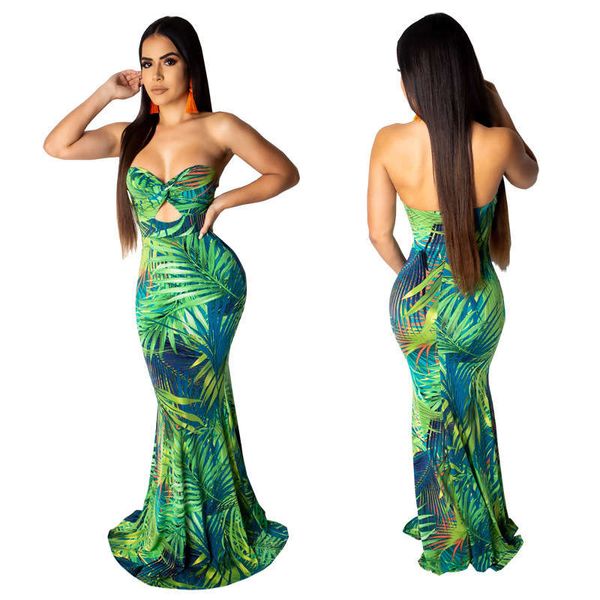 selling digital print fashion wrap chest dress, Black;gray