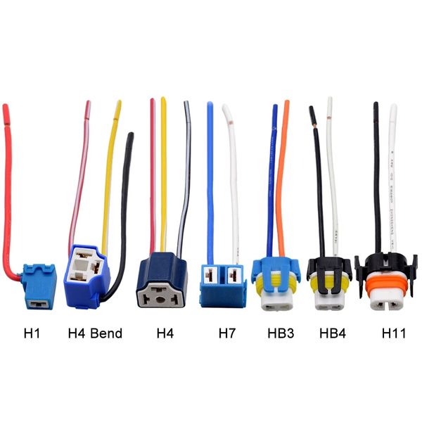 10x car h1 h4 h7 h11 hb3 hb4 headlight ceramic bulb holder extension automotive wire halogen adapter socket lamp connector 
10x car h1 h4 h7 h11 hb3 hb4 headlight ceramic bulb holder extension automotive wire halogen adapter socket lamp connector