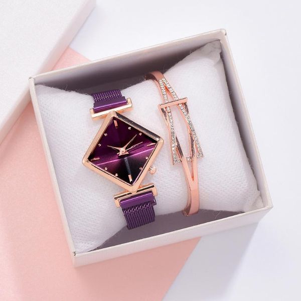 luxury creative fashion square rose gold women mesh quartz ladies bracelet watch relogios feminino1, Slivery;brown
luxury creative fashion square rose gold women mesh quartz ladies bracelet watch relogios feminino1, Slivery;brown