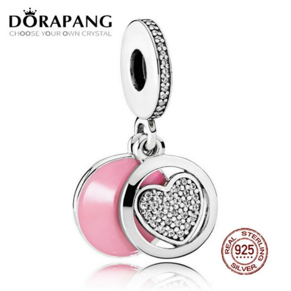 2021 new 100% 925 sterling silver devoted heart dangle charm pink enamel & clear cz pendant bead for mother gift bracelet diy, Black
2021 new 100% 925 sterling silver devoted heart dangle charm pink enamel & clear cz pendant bead for mother gift bracelet diy, Black