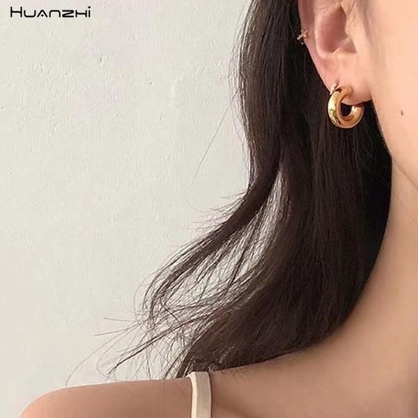 hoop & huggie huanzhi 2021 simple gold metal geometric circle round small earrings for women girls party gifts jewelry, Golden;silver
hoop & huggie huanzhi 2021 simple gold metal geometric circle round small earrings for women girls party gifts jewelry, Golden;silver
