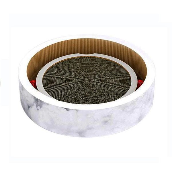 double-sided kraft corrugated round cat scratch board corrugated paper puzzle cat pet toy bed with 2 balls
double-sided kraft corrugated round cat scratch board corrugated paper puzzle cat pet toy bed with 2 balls