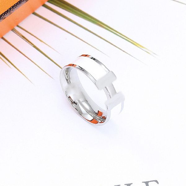 new h letter titanium steel ring, female new personalized stainless steel mesh red jewelry, Golden
new h letter titanium steel ring, female new personalized stainless steel mesh red jewelry, Golden