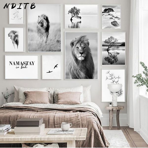 scandinavian nature landscape canvas painting black white lion tree wall art poster nordic print modern picture home decoration1
scandinavian nature landscape canvas painting black white lion tree wall art poster nordic print modern picture home decoration1