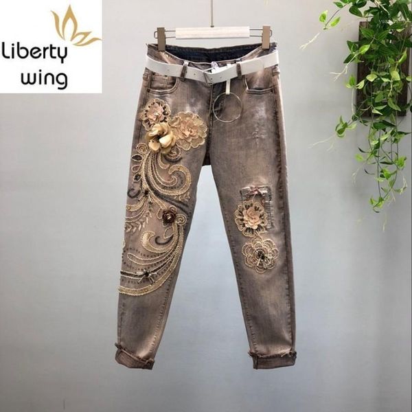 women 3d flower sequins patchwork stretch denim pencil pants street punk pocket long trousers female streetwear casual jeans1, Blue
women 3d flower sequins patchwork stretch denim pencil pants street punk pocket long trousers female streetwear casual jeans1, Blue