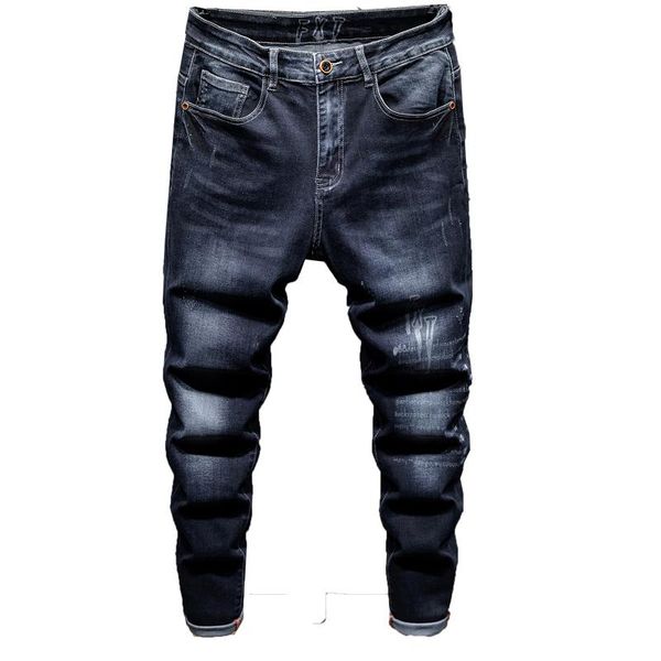 voreloce classic trend letter printing men's denim harem pants 2021 spring brand new cotton stretch youth fashion tapered jeans, Blue
voreloce classic trend letter printing men's denim harem pants 2021 spring brand new cotton stretch youth fashion tapered jeans, Blue