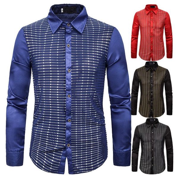 bar banquet dress stage dress wedding master of ceremonies model performs club men's shirts, White;black
bar banquet dress stage dress wedding master of ceremonies model performs club men's shirts, White;black