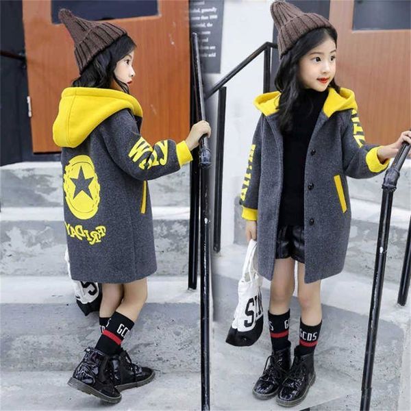 children's clothing girls jacket spring and autumn korean girls woolen coat in the long section plus cotton lj200826, Blue;gray
children's clothing girls jacket spring and autumn korean girls woolen coat in the long section plus cotton lj200826, Blue;gray