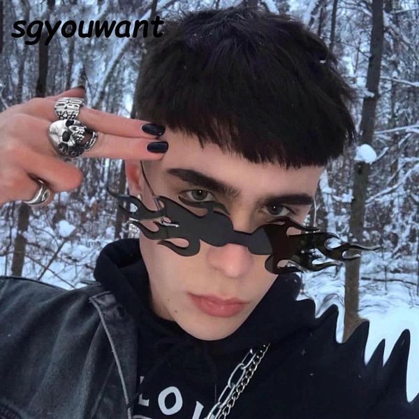 sunglasses fashion big fire wave flame women men 2021 oversized rimless sun glasses eyewear luxury punk gafas de, White;black
sunglasses fashion big fire wave flame women men 2021 oversized rimless sun glasses eyewear luxury punk gafas de, White;black