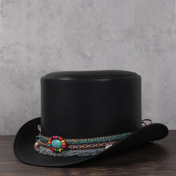 stingy brim hats 100% leather women hat president tassel fedoras lady magic steampunk cosplay party caps dropshiping 3size 13cm, Blue;gray
stingy brim hats 100% leather women hat president tassel fedoras lady magic steampunk cosplay party caps dropshiping 3size 13cm, Blue;gray