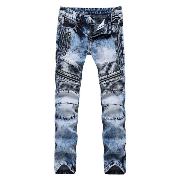 2020 other spring men rasgado street hip hop do punk style bicycle holacos for fashioned jeans straight trouers onwe, Blue
2020 other spring men rasgado street hip hop do punk style bicycle holacos for fashioned jeans straight trouers onwe, Blue