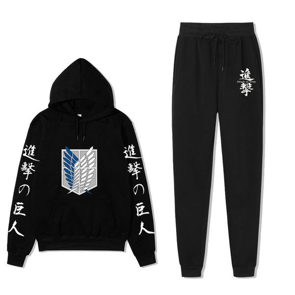 2-piece set with titan attack pattern, japane animation warm harajuku , winter all wool sportswear, new in 2021, Gray
2-piece set with titan attack pattern, japane animation warm harajuku , winter all wool sportswear, new in 2021, Gray