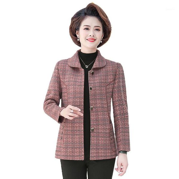 middle-aged elderly mothers woolen coat spring autumn winter jacket fashion blended woole plaid outerwear plus size 5xl1, Black
middle-aged elderly mothers woolen coat spring autumn winter jacket fashion blended woole plaid outerwear plus size 5xl1, Black