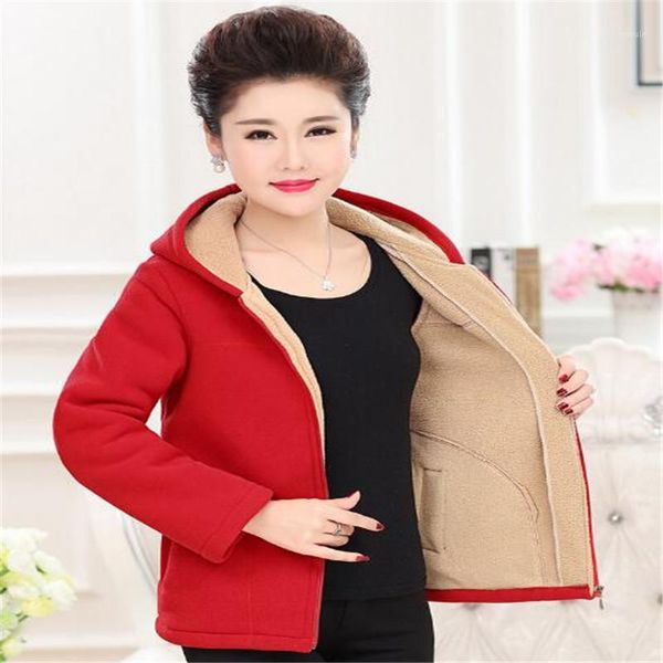 2020 middle-aged new women winter plus velvet warm solid color coat large size 5xl slim fleece coat short hooded women1, Black;brown
2020 middle-aged new women winter plus velvet warm solid color coat large size 5xl slim fleece coat short hooded women1, Black;brown