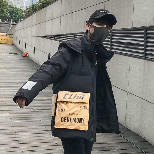 2020 winte cotton-padded clothes loose tide winter jacket for men parka warm coat jackets fur hood thick male outwear1, Black
2020 winte cotton-padded clothes loose tide winter jacket for men parka warm coat jackets fur hood thick male outwear1, Black
