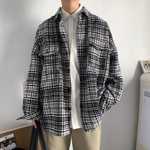 privathinker 2020 autumn new men's oversized jackets japanese streetwear men casual loose windbreaker woman plaid coats c1117, Black
privathinker 2020 autumn new men's oversized jackets japanese streetwear men casual loose windbreaker woman plaid coats c1117, Black