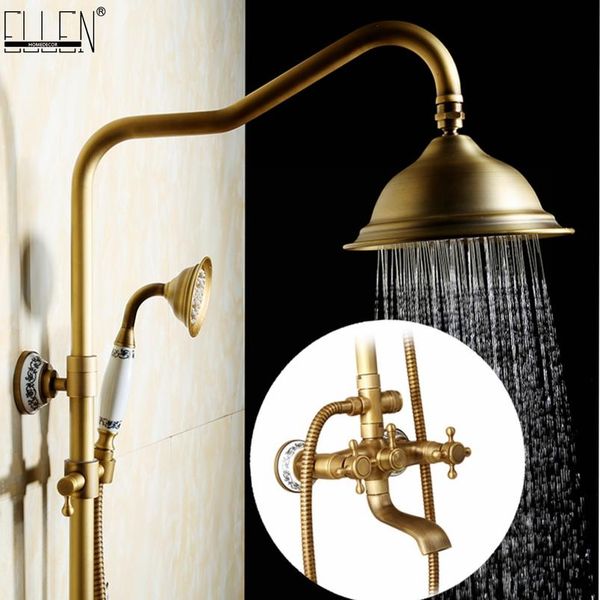 antique rain shower faucets set with hand brass wall mounted shower mixer for bathroom bath luxury rainfall shower set bbynkr 
antique rain shower faucets set with hand brass wall mounted shower mixer for bathroom bath luxury rainfall shower set bbynkr