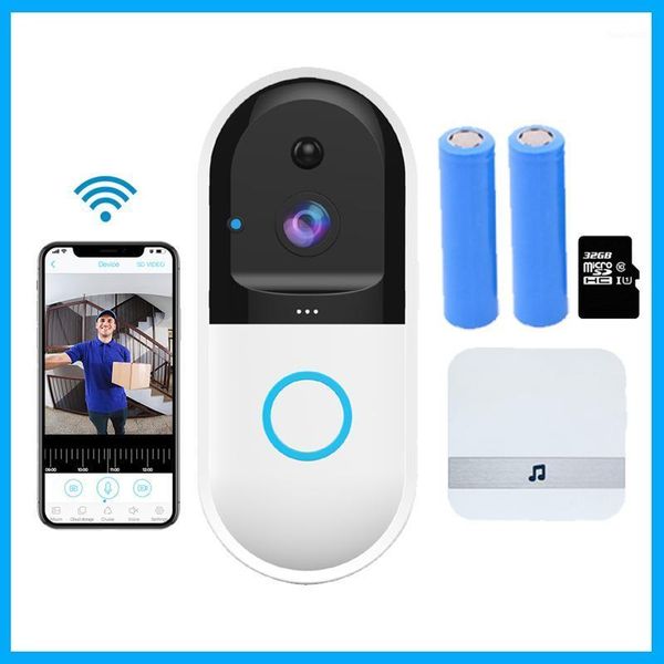 b50 wifi doorbell camera video intercom for home night vision anti-theft remote monitoring visual door phone1
b50 wifi doorbell camera video intercom for home night vision anti-theft remote monitoring visual door phone1