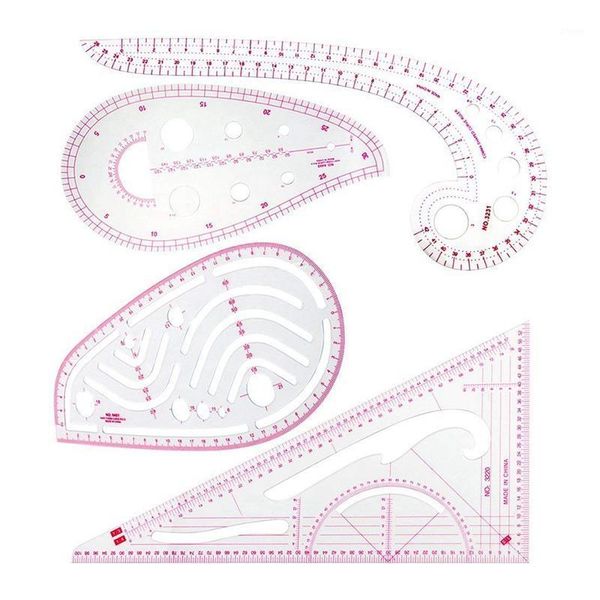 sewing ruler set (4 pcs) - metric ruler set french curve pattern grading dressmaking drawing drafting measure template too1, Black
sewing ruler set (4 pcs) - metric ruler set french curve pattern grading dressmaking drawing drafting measure template too1, Black