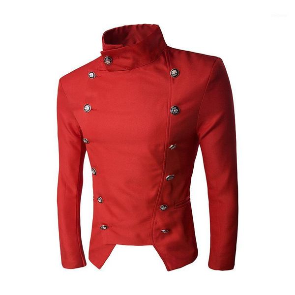 brand mens vintage dance club style business coats dress blazers casual stand collar jackets male slim fit suit clothes1, White;black
brand mens vintage dance club style business coats dress blazers casual stand collar jackets male slim fit suit clothes1, White;black