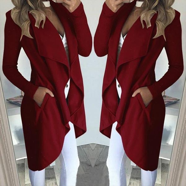 new cardigan coat autumn cotton blends long pockets long sleeve lapel collar slim women casual overcoat outerwear jacket, Gray
new cardigan coat autumn cotton blends long pockets long sleeve lapel collar slim women casual overcoat outerwear jacket, Gray